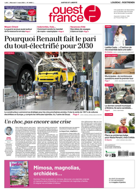 Cover of Ouest France (Loudeac / Rostrenen)