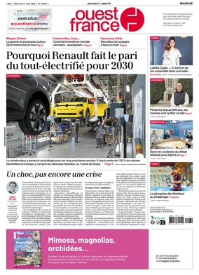 Cover of Ouest France (Manche)
