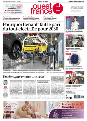 Cover of Ouest France (Nord-Finistere)