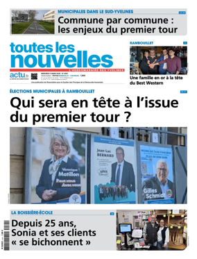 Cover of Toutes les Nouvelles (Rambouillet / Chevreuse)