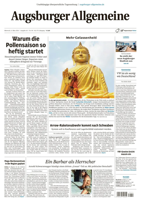 Cover of Augsburger Allgemeine (Ausgabe Stadt)