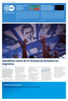 Cover of Deutsche Welle (Spanish edition)