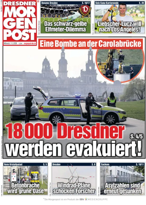 Cover of Dresdner Morgenpost