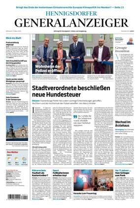 Cover of Hennigsdorfer Generalanzeiger