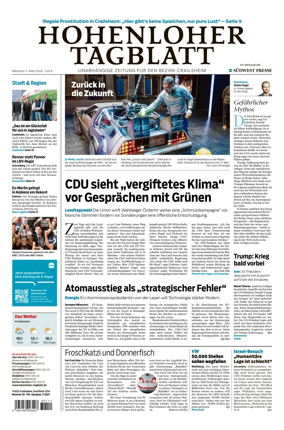 Cover of Hohenloher Tagblatt