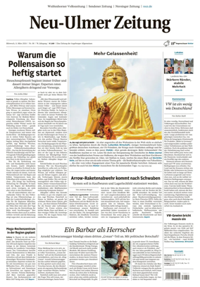 Cover of Neu-Ulmer Zeitung