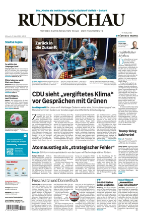 Cover of Rundschau fur den Schwabischen Wald – Der Kocherbote