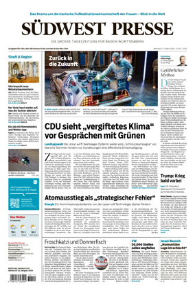 Cover of Sudwest Presse