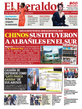 Cover of Diario El Heraldo