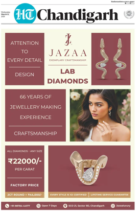 Cover of Hindustan Times (Chandigarh) - Live