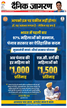 Cover of Dainik Jagran - Jammu