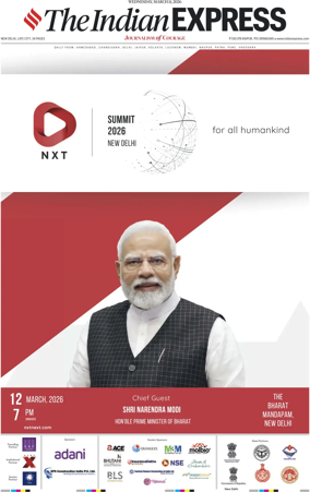 Cover of The Indian Express