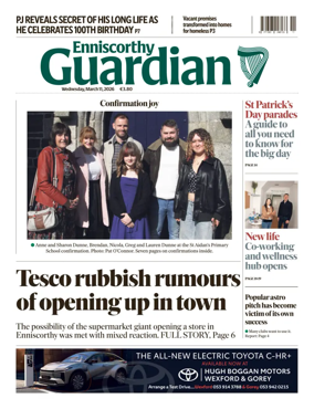 Cover of Enniscorthy Guardian