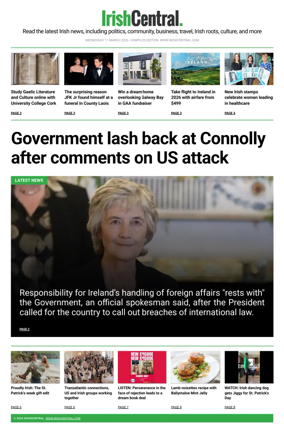 Cover of Irish Central