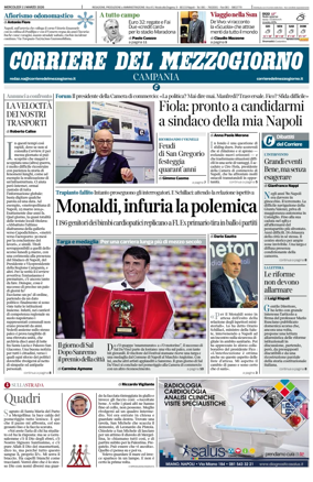Cover of Corriere del Mezzogiorno (Campania)