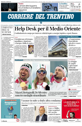 Cover of Corriere del Trentino