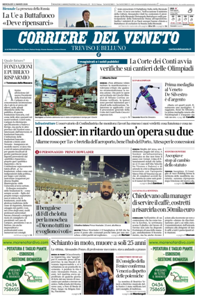 Cover of Corriere del Veneto (Treviso e Belluno)