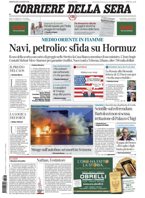 Cover of Corriere della Sera