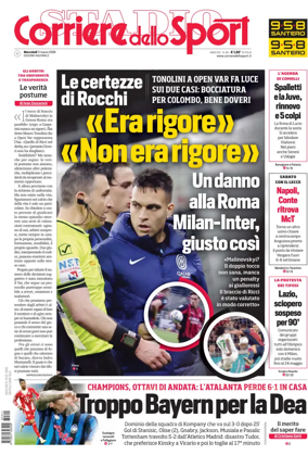 Cover of Corriere dello Sport