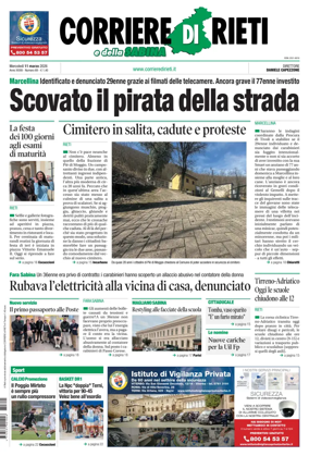 Cover of Corriere di Rieti