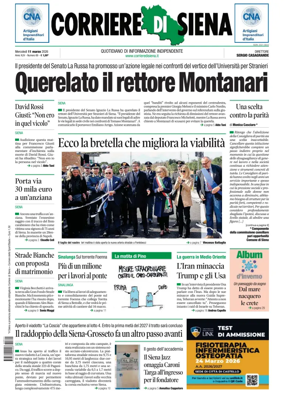 Cover of Corriere di Siena