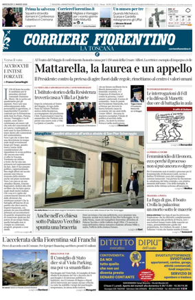 Cover of Corriere Fiorentino