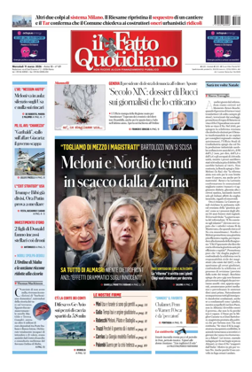 Cover of Il Fatto Quotidiano