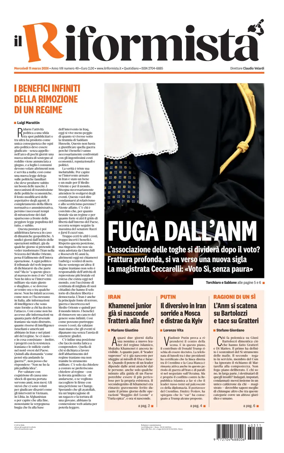 Cover of Il Riformista (Italy)