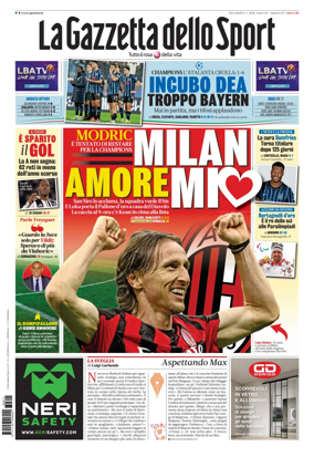 Cover of La Gazzetta dello Sport - Roma