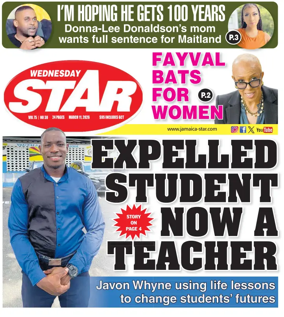 Cover of The Star (Jamaica)