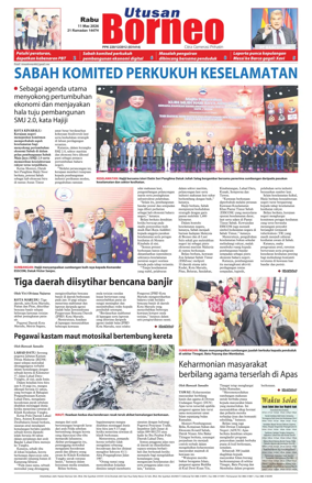 Cover of Utusan Borneo (Sabah)
