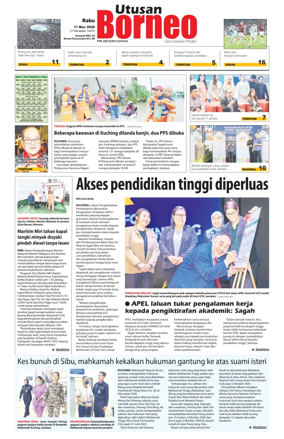 Cover of Utusan Borneo (Sarawak)