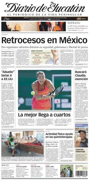 Cover of Diario de Yucatan