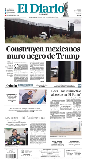 Cover of El Diario de Juarez