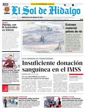 Cover of El Sol de Hidalgo