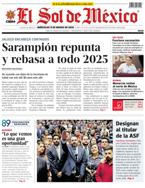 Cover of El Sol de Mexico