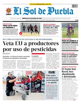 Cover of El Sol de Puebla