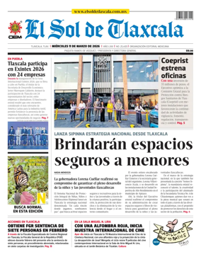 Cover of El Sol de Tlaxcala