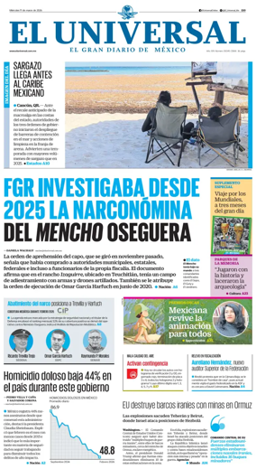 Cover of El Universal