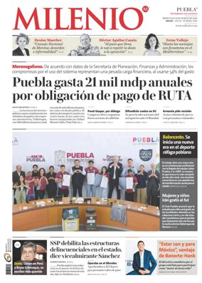 Cover of Milenio Puebla