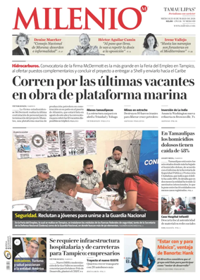 Cover of Milenio Tamaulipas