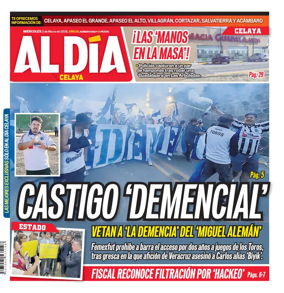 Cover of Periodico Al Dia (Celaya)