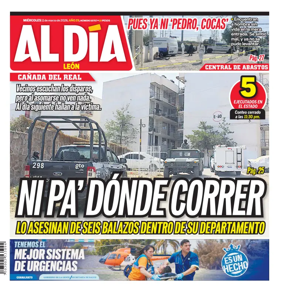 Cover of Periodico Al Dia (Leon)