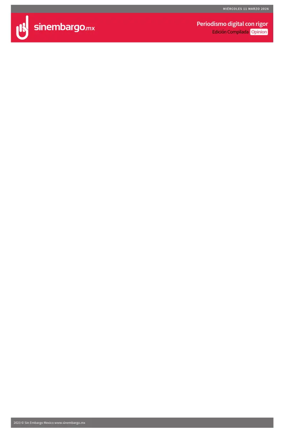 Cover of Sin Embargo Opinion