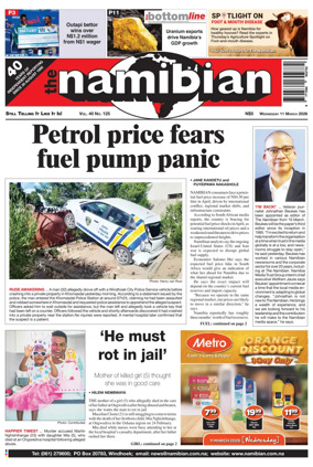 Cover of The Namibian