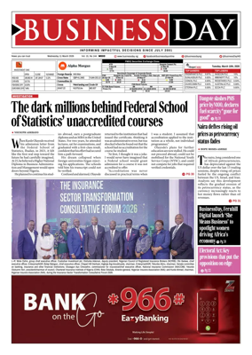 Cover of Business Day (Nigeria)