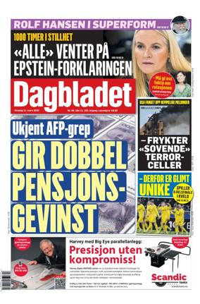 Cover of Dagbladet