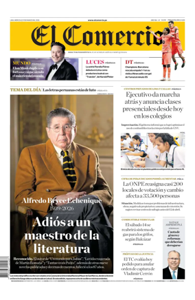 Cover of Diario El Comercio