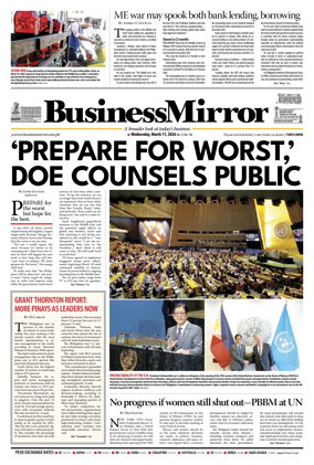 Cover of BusinessMirror