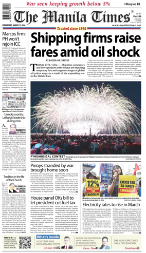 Cover of The Manila Times